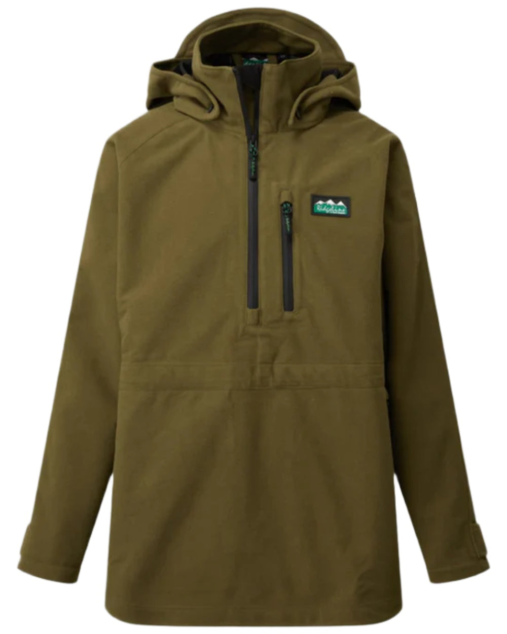 Teak coloured Ridgeline Kids Monsoon Smock on white background