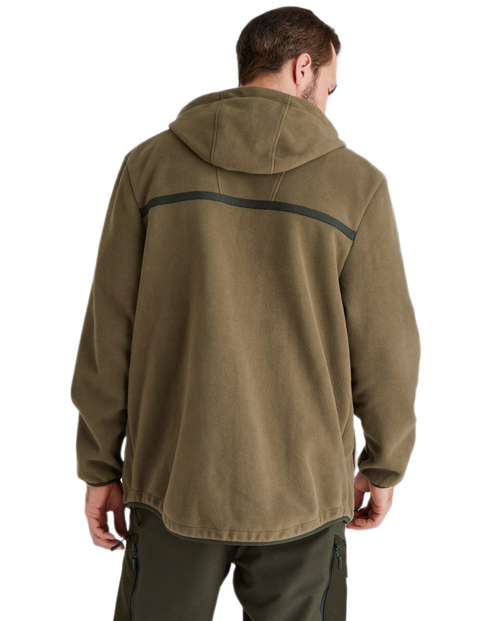 Ivy Green Coloured Ridgeline Kodiak Fleece Jacket on white background