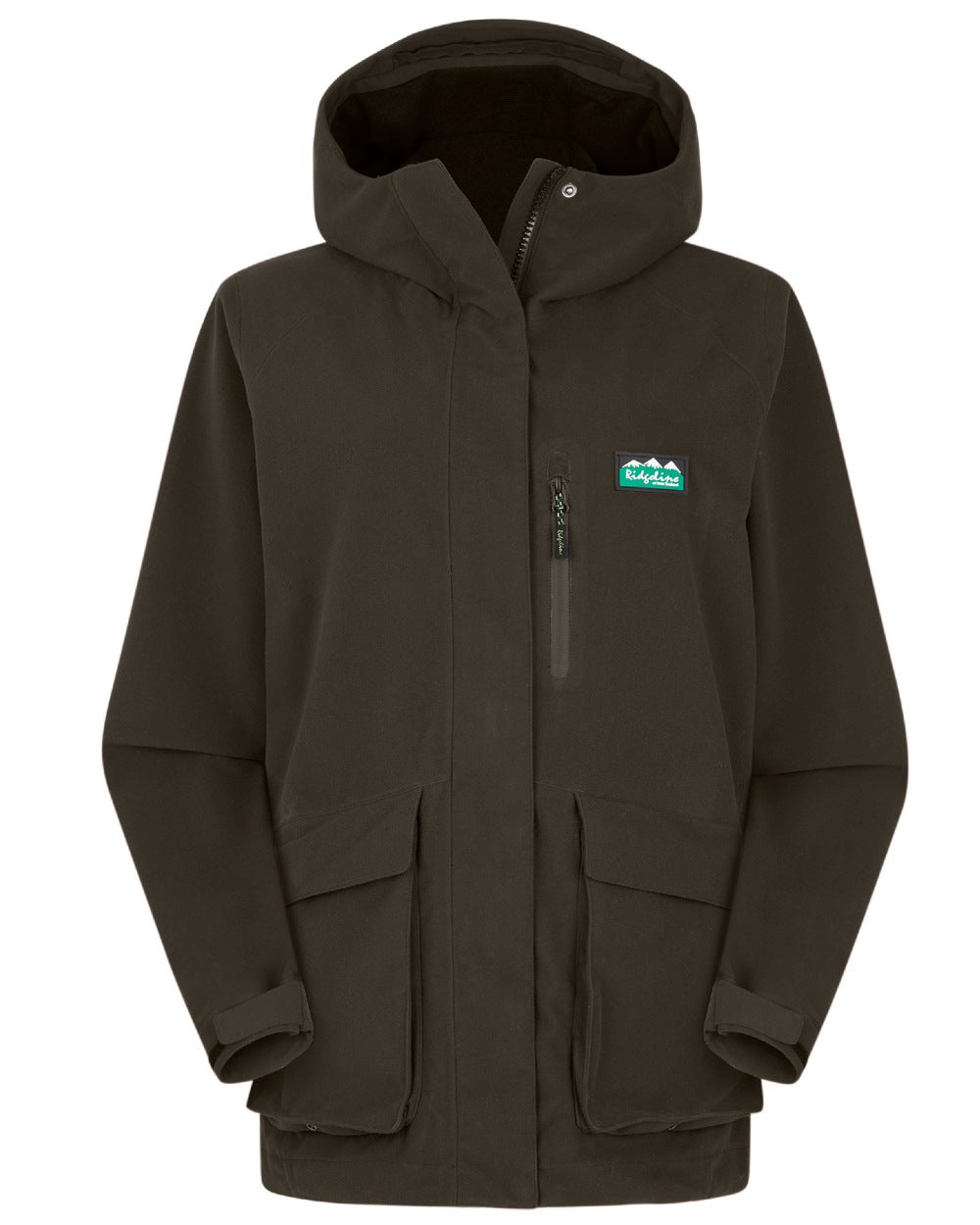Deep Forest Coloured Ridgeline Ladies Rhea Jacket on white background