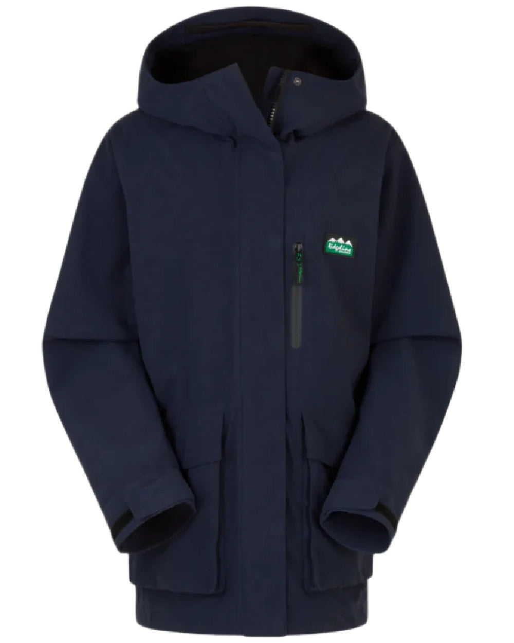 Navy Coloured Ridgeline Ladies Rhea Jacket on white background