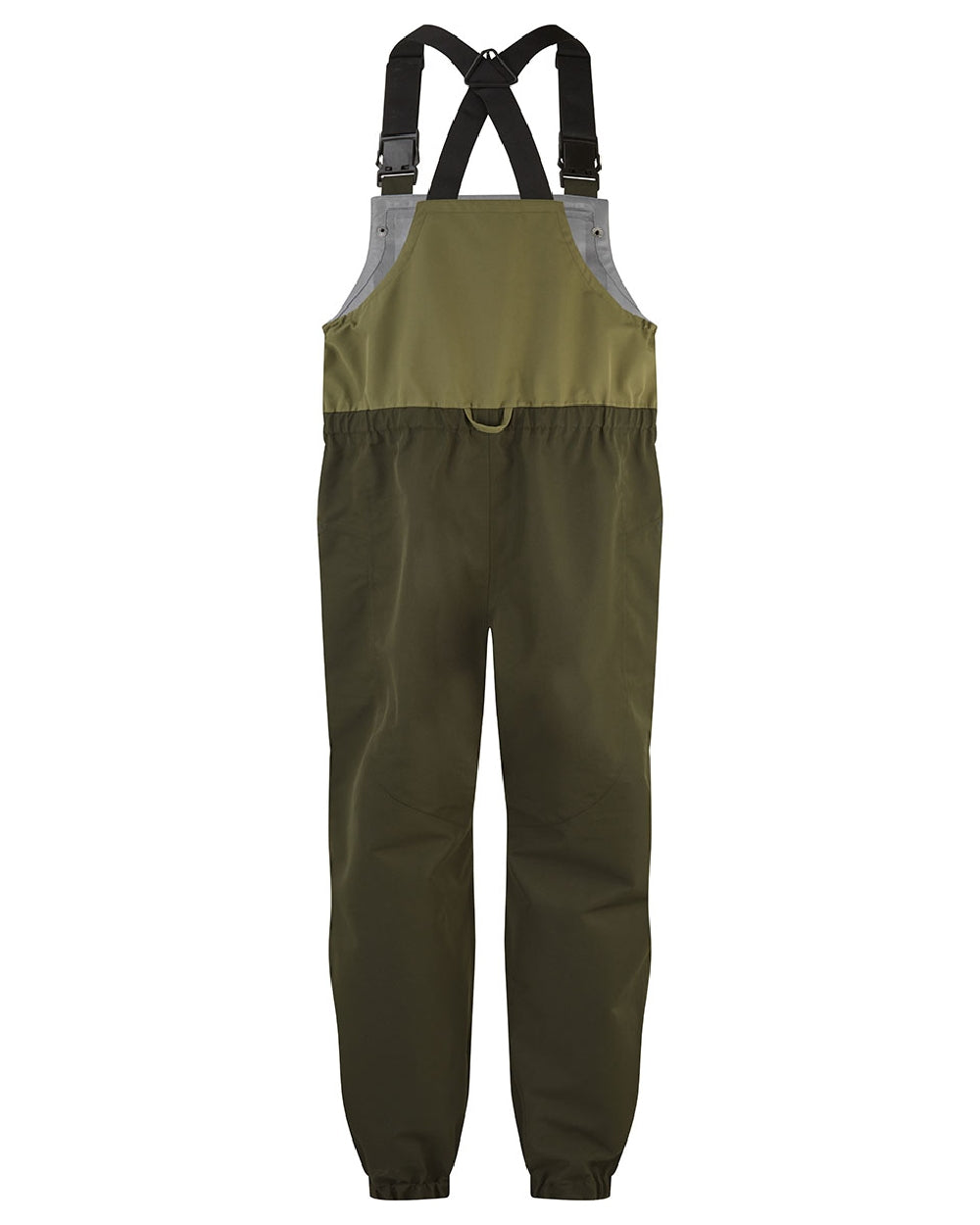 Deep Forest coloured Ridgeline Mens Agri Pro Bib & Brace on white background