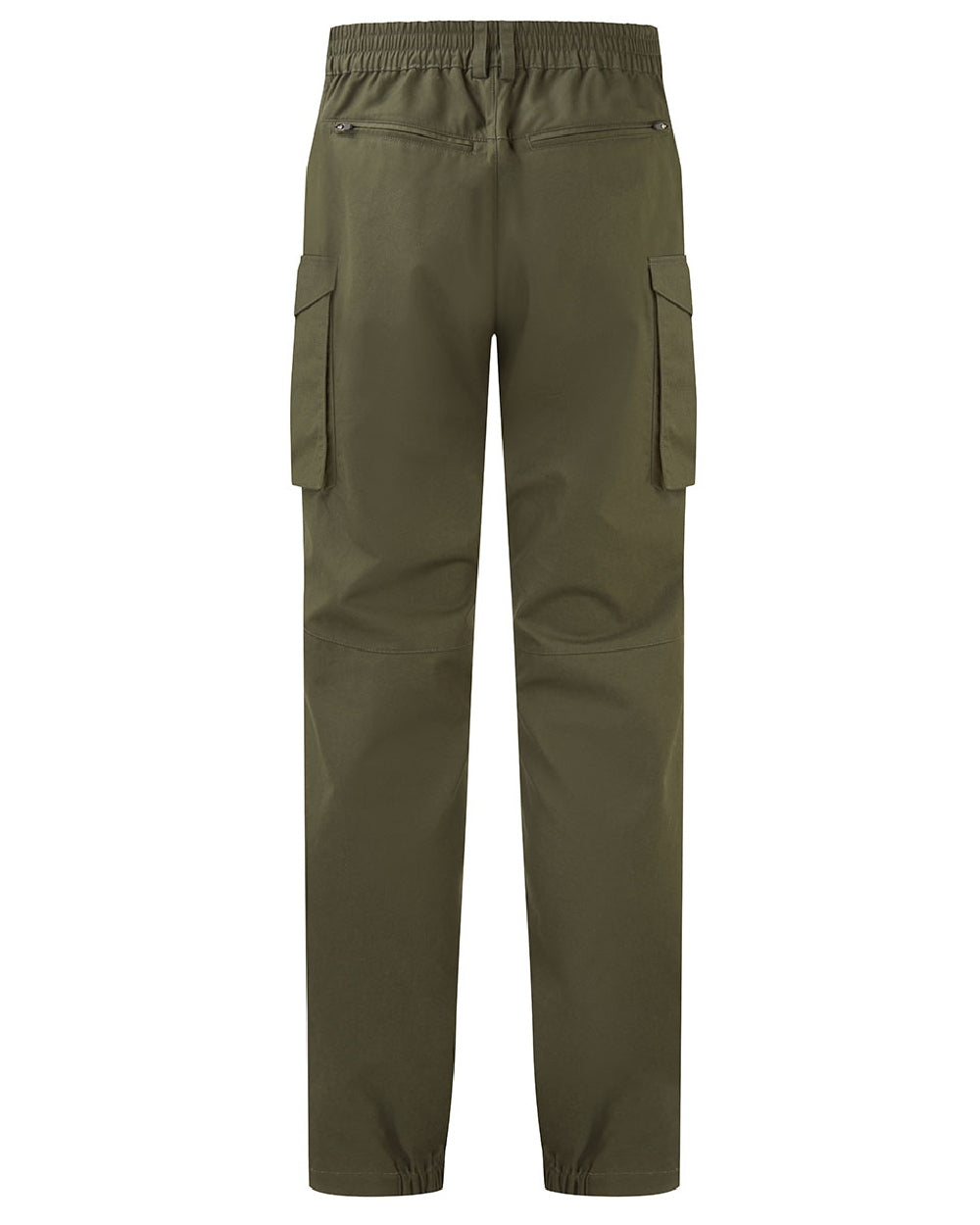 Deep Forest coloured Ridgeline Mens Grafter Trousers on white background