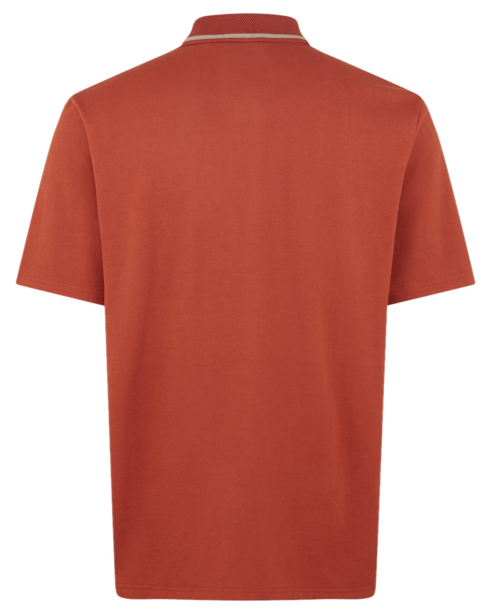 Russet Coloured Ridgeline Mens Kilworth Polo Shirt on white background