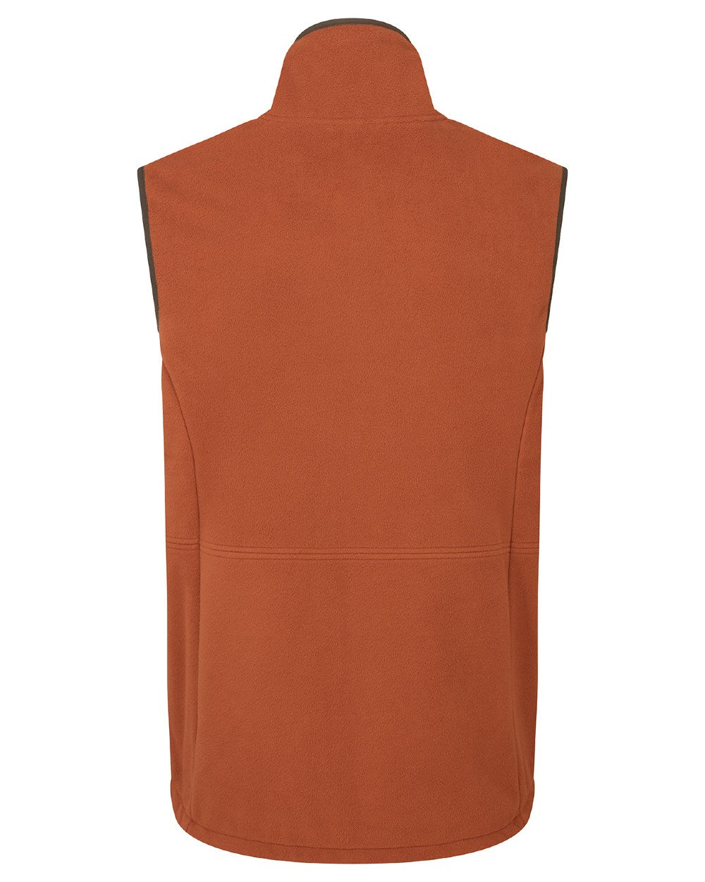 Russet Coloured Ridgeline Mens Kodiak Gilet on white background