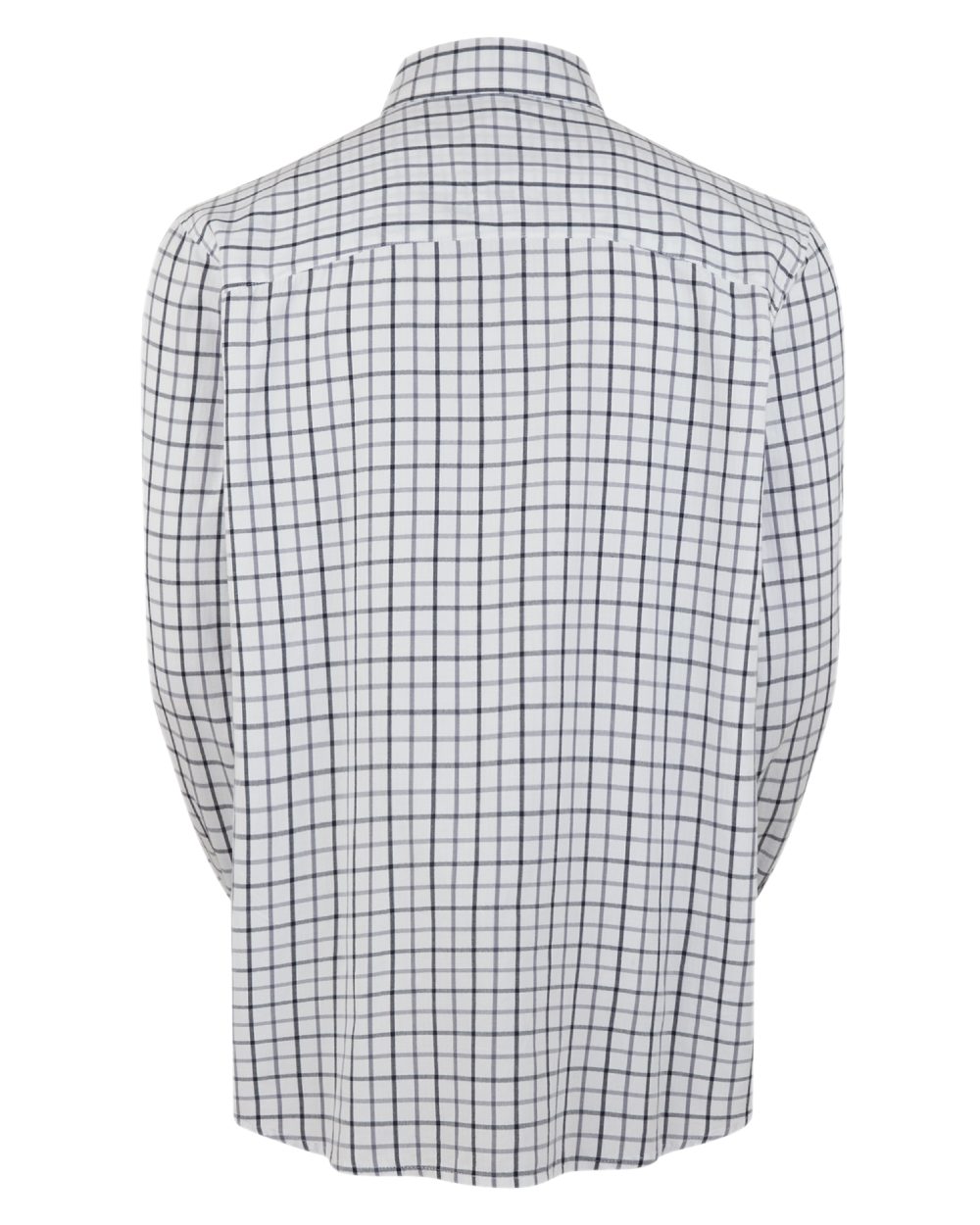 Navy coloured Ridgeline Mens Sedgebrook Shirt on white background