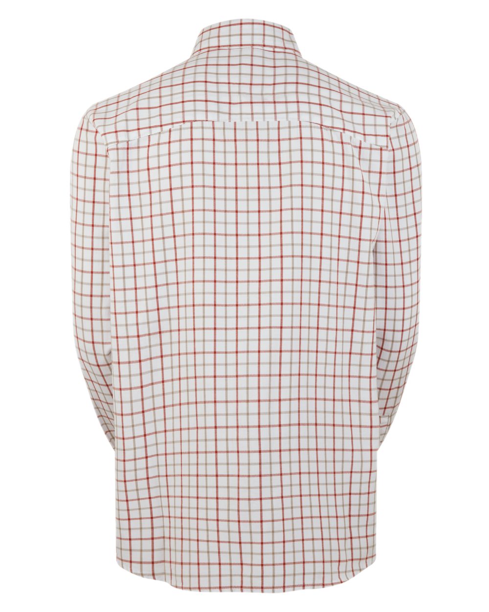 Russet coloured Ridgeline Mens Sedgebrook Shirt on white background