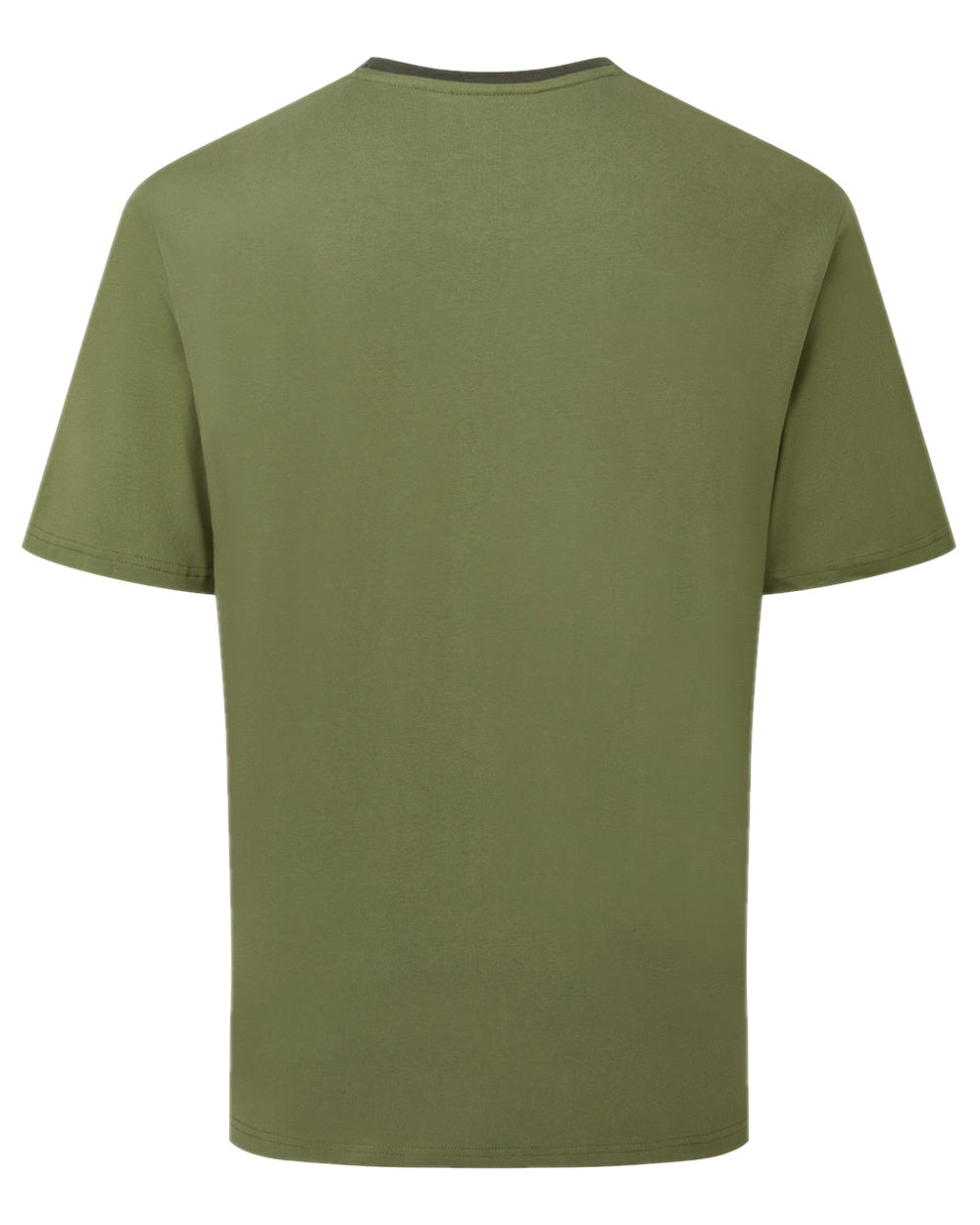 Fern Green Coloured Ridgeline Mens Signature T-Shirt on white background