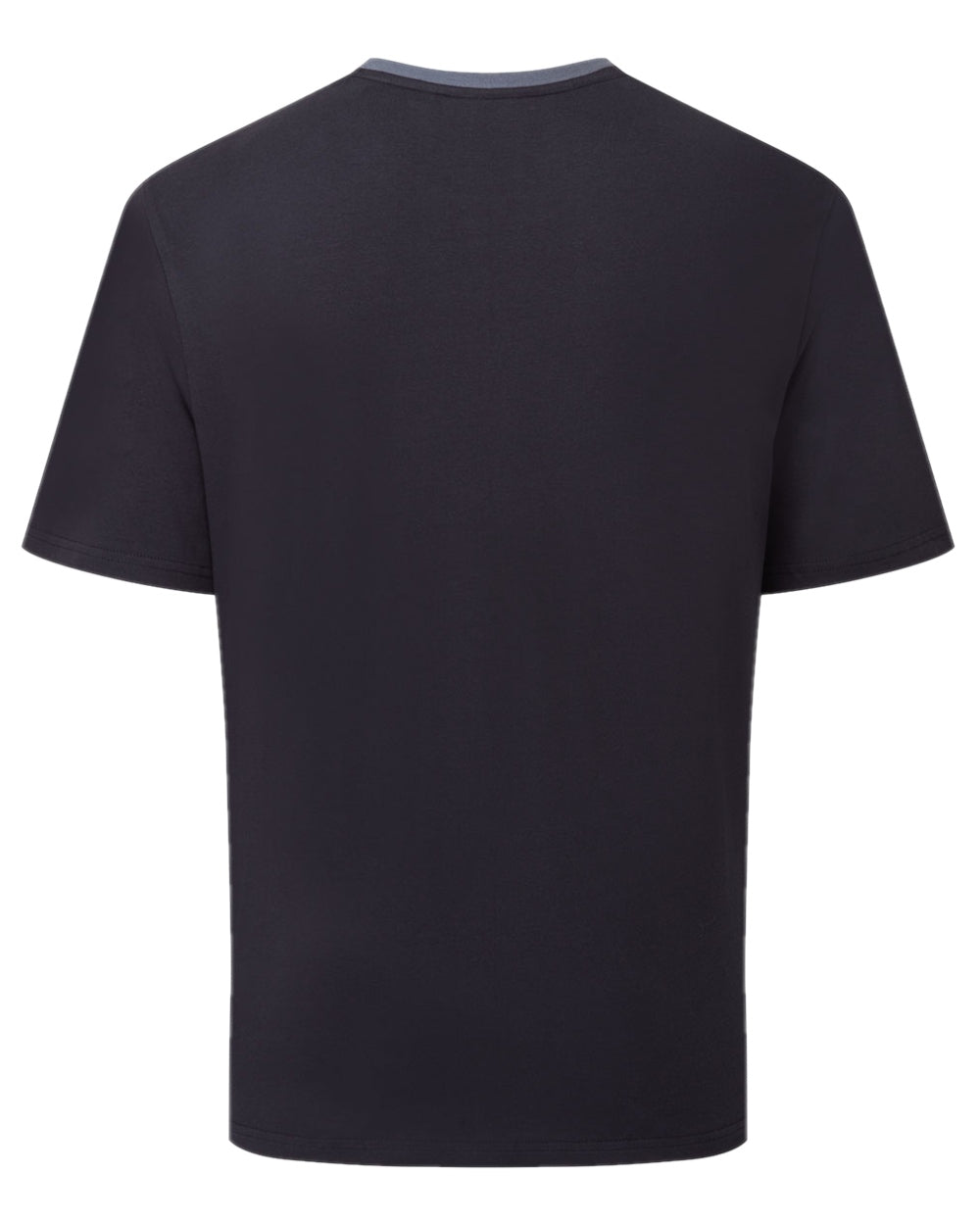 Navy Coloured Ridgeline Mens Signature T-Shirt on white background