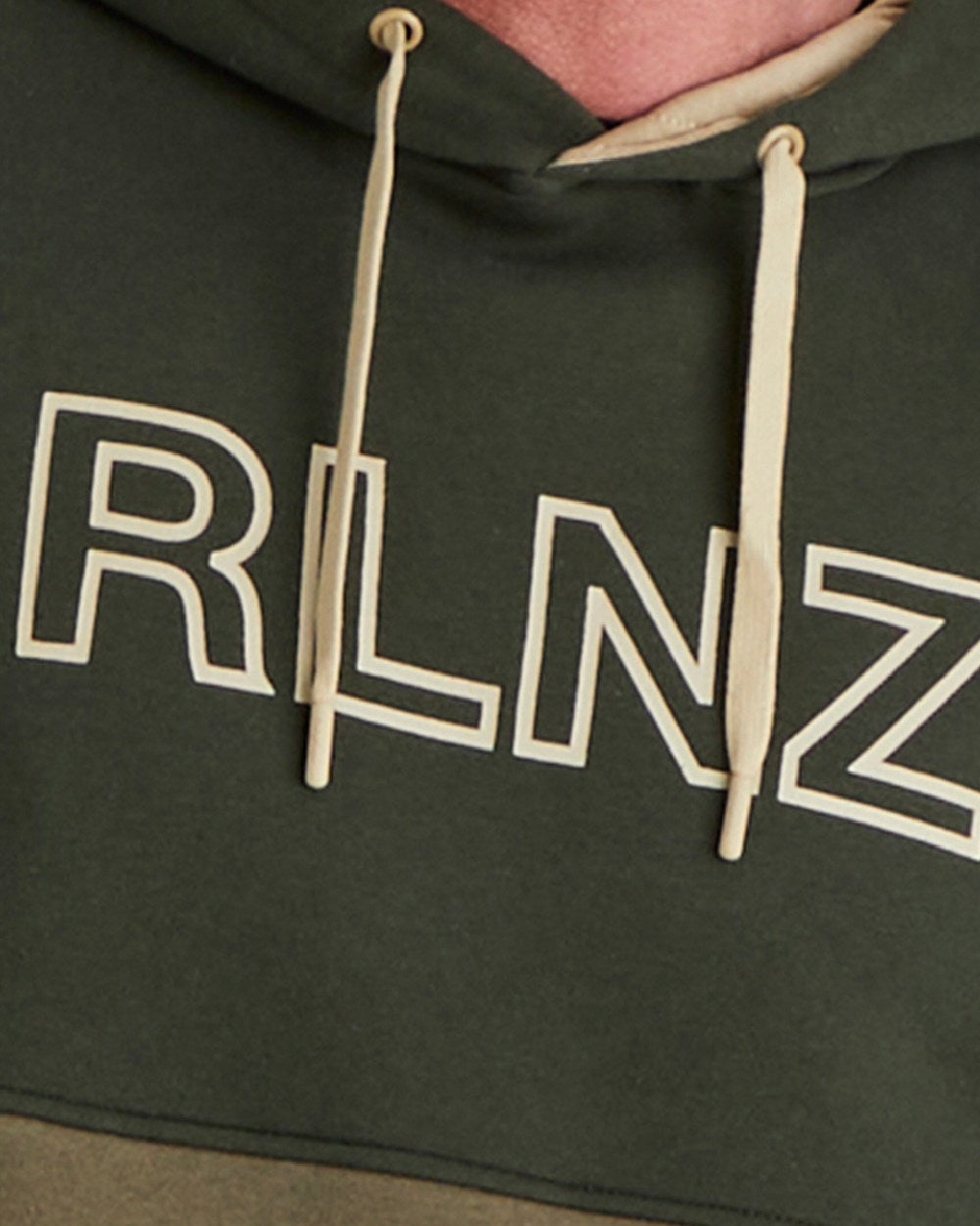 Olive coloured Ridgeline Mens South Island Hoodie on white background