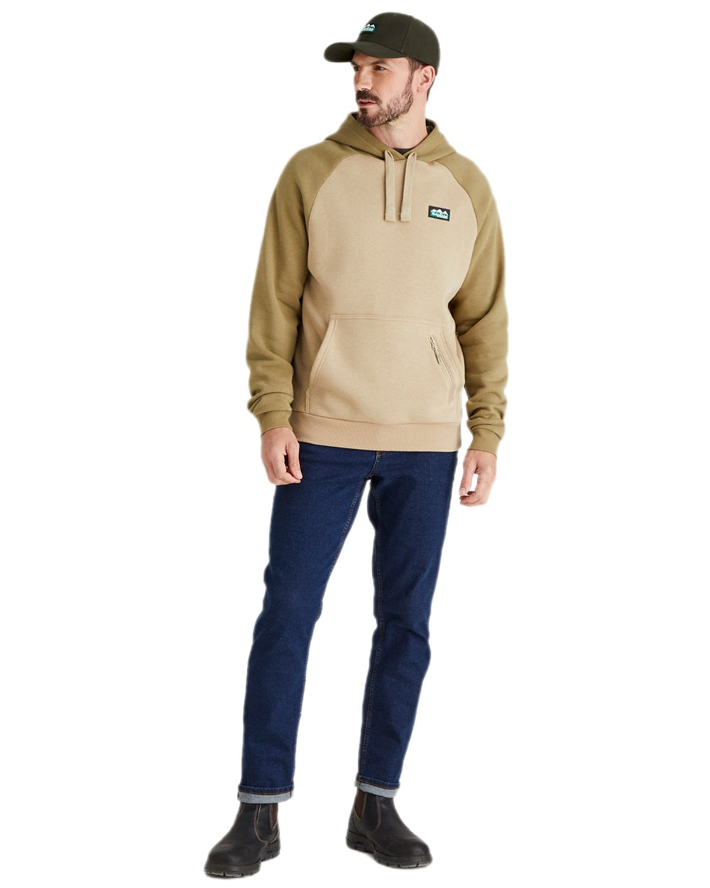 Deep Forest Coloured Ridgeline Monsoon Classic Cap on white background