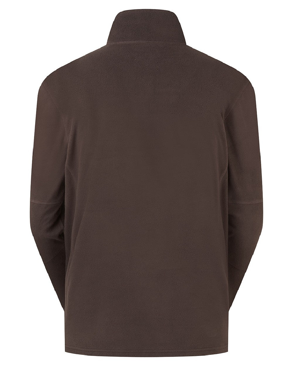 Deep Bark coloured Ridgeline Narvik Fleece on white background