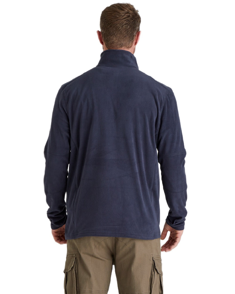 Navy Coloured Ridgeline Narvik Fleece on white background