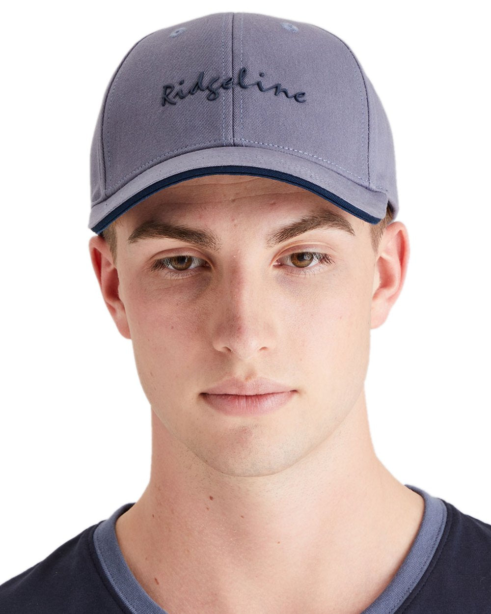 Storm Coloured Ridgeline Signature Cap on white background