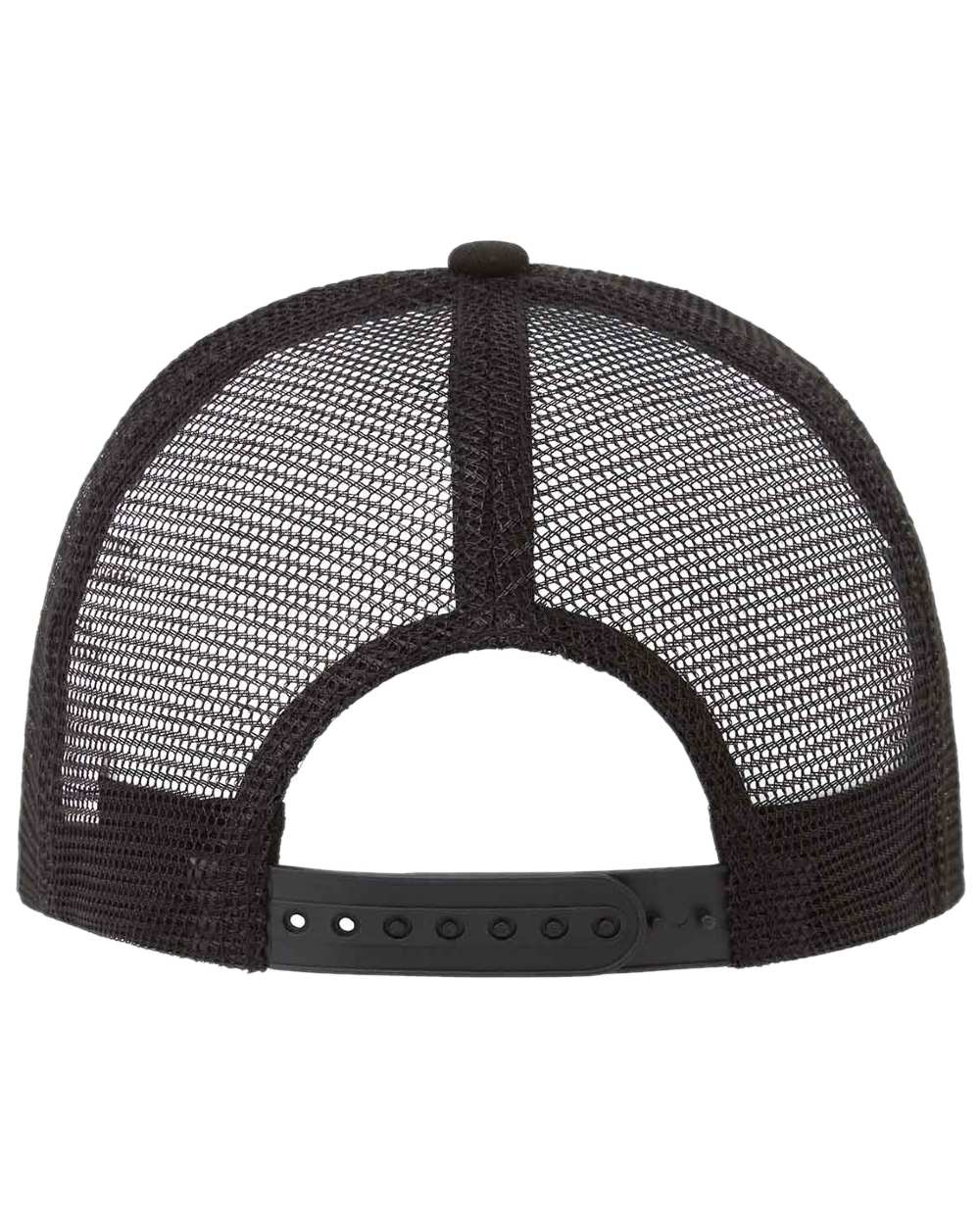 Black Coloured Ridgeline Signature Trucker Cap on white background