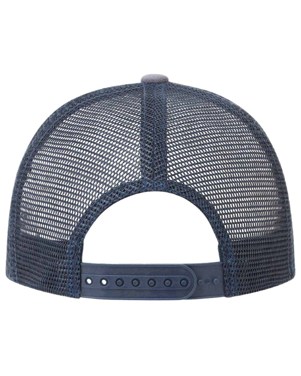 Storm Coloured Ridgeline Signature Trucker Cap on white background