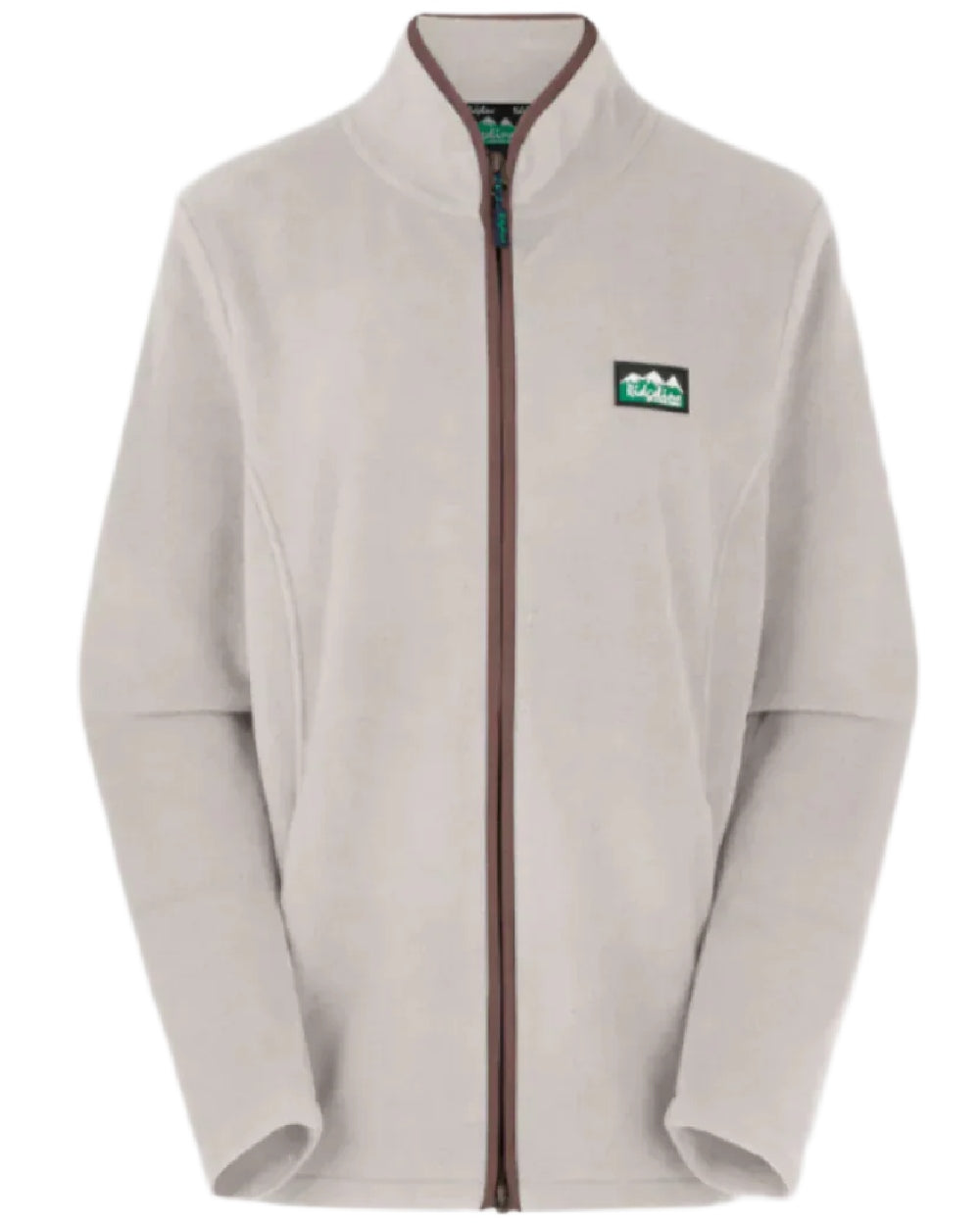 Stone Coloured Ridgeline Womens Brenna Fleece Jacket on white background