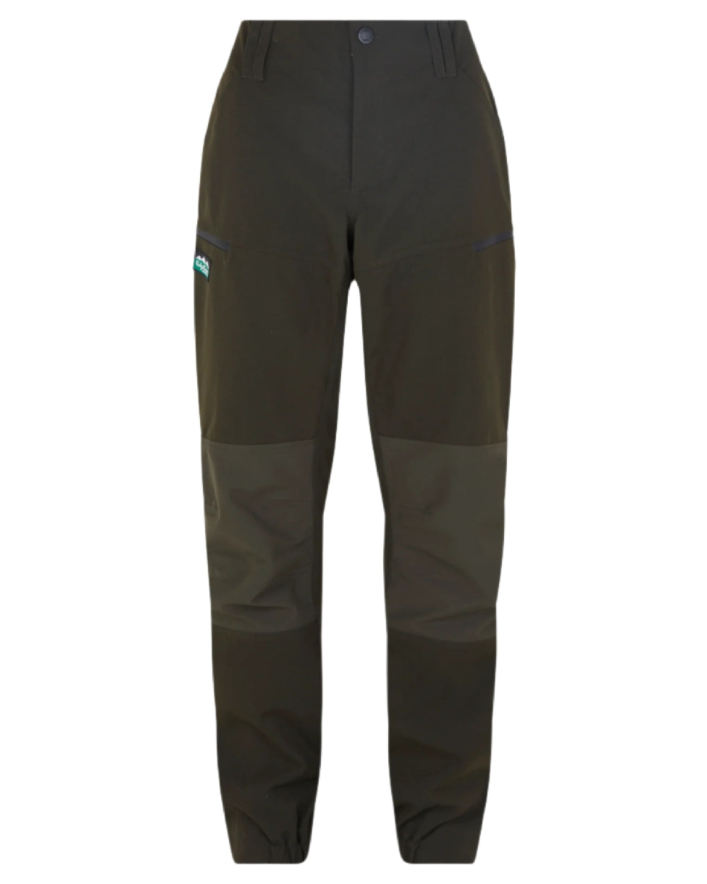 Deep Forest coloured Ridgeline Womens Cambrian Trousers on white background