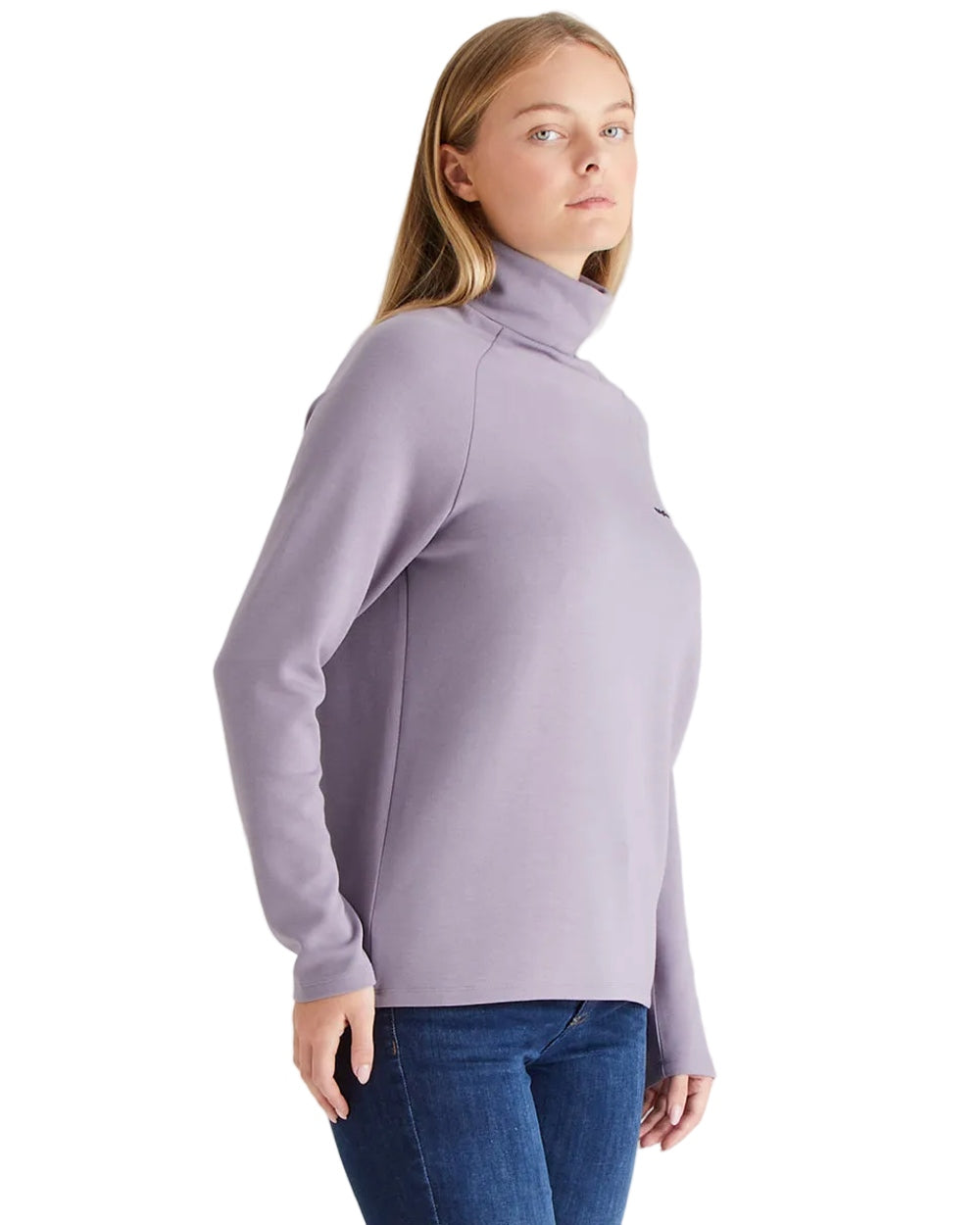 Lilac Coloured Ridgeline Womens Kelmarsh Top on white background