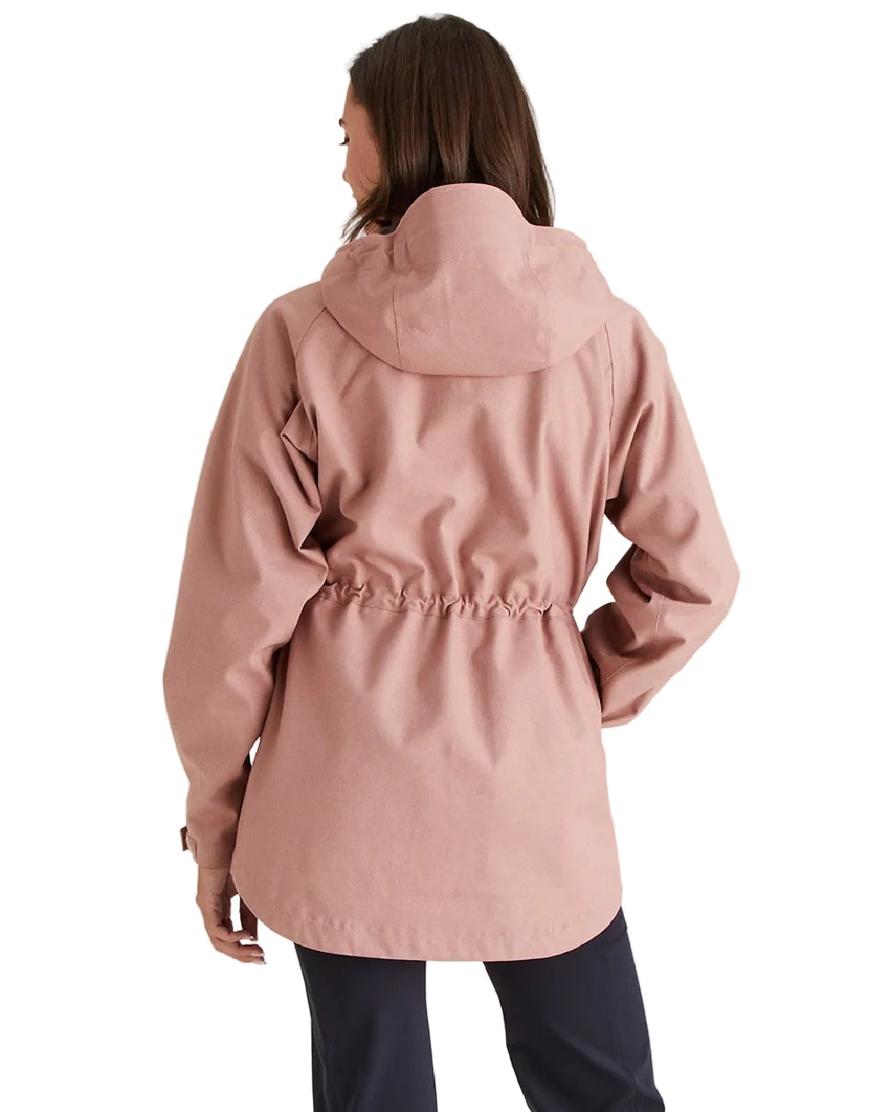 Dusky Pink Coloured Ridgeline Womens Monsoon Light Jacket on white background