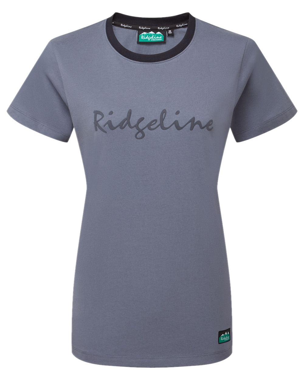 Storm Coloured Ridgeline Womens Signature T-Shirt on white background