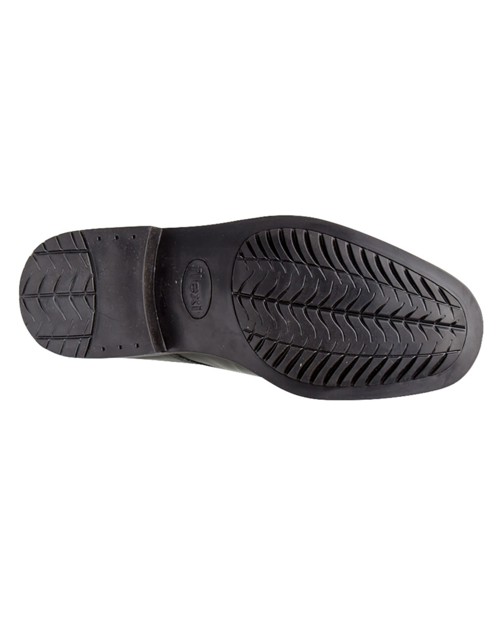 Black coloured Roamers Mens Capped Gibson Brogue Shoes on white background