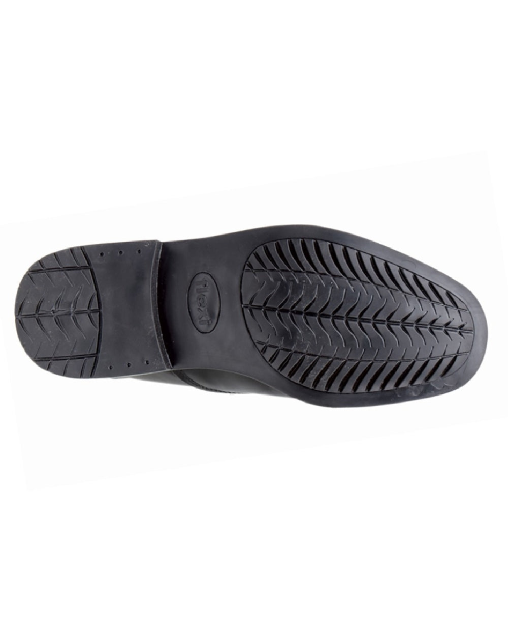Black coloured Roamers Mens Capped Oxford Padded Shoes on white background