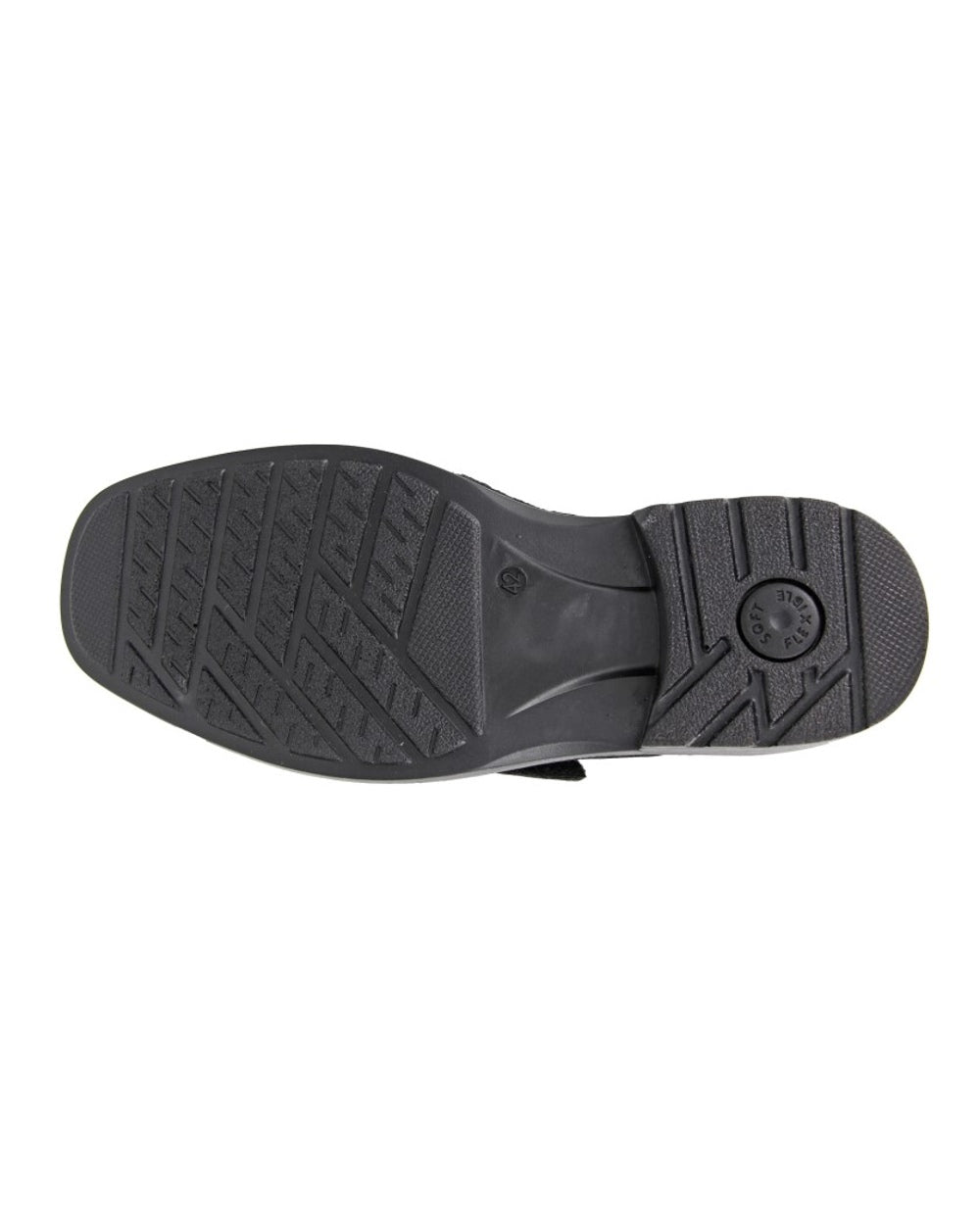 Black coloured Roamers Mens Lace-Up Comfort Casual Shoes on white background