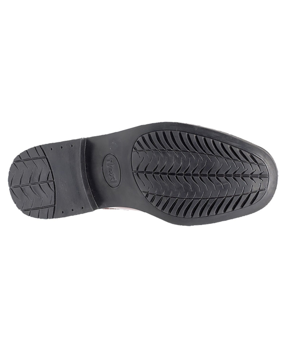 Black coloured Roamers Mens Lace-Up Plain Gibson Shoes on white background