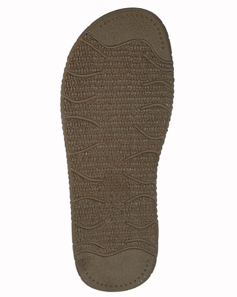 Brown coloured Roamers Mens Open Toe Mule Sandals on white background