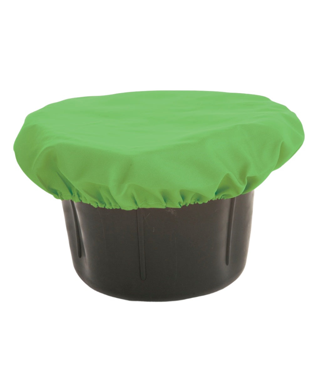 Lime coloured Roma Brights Bucket Cover on white background