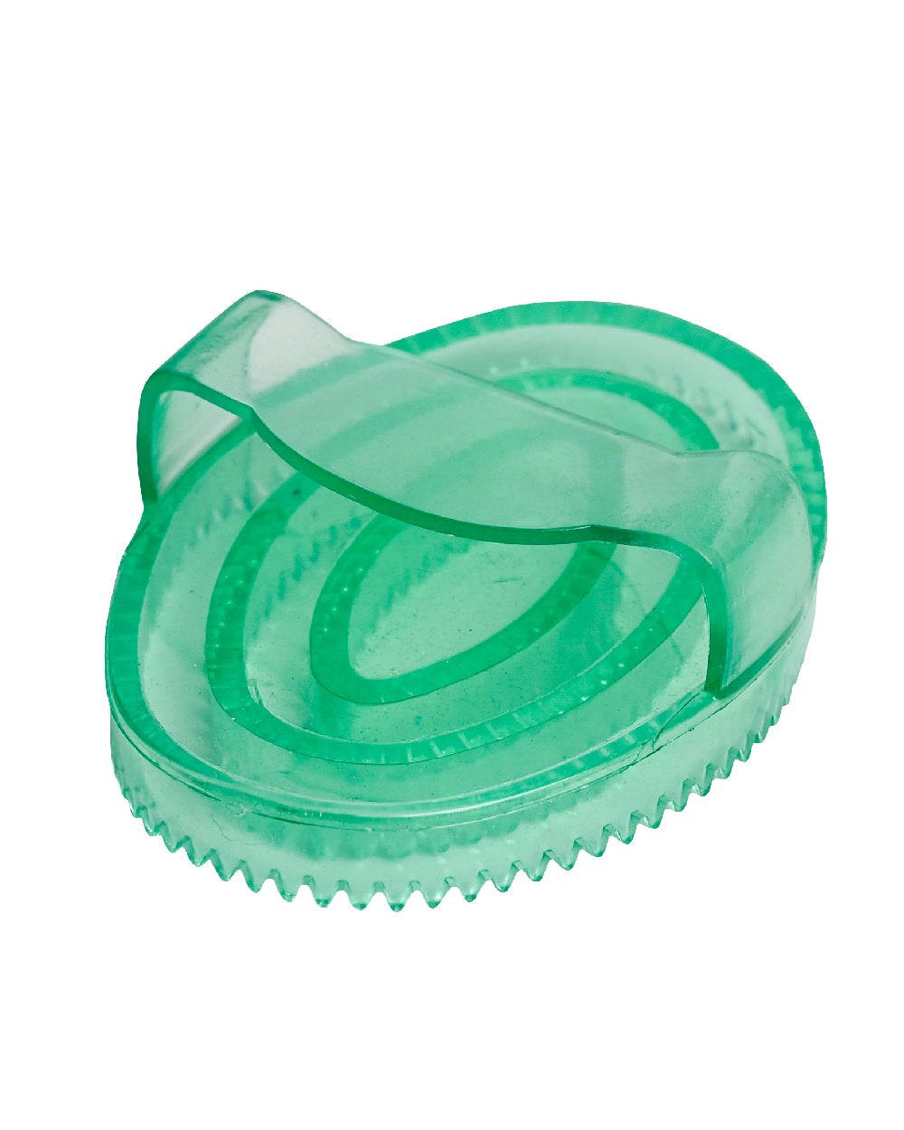 Turquoise coloured Roma Brights Curry Comb on white background