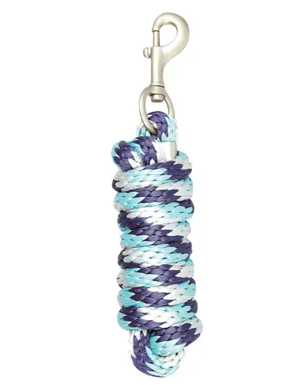 Blue Navy Silver coloured Roma Continental Lead on white background