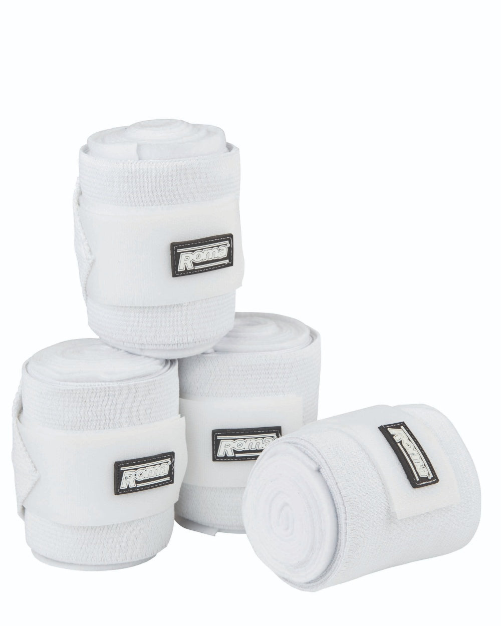 White coloured Roma Elastic Fleece Combi Bandage on white background