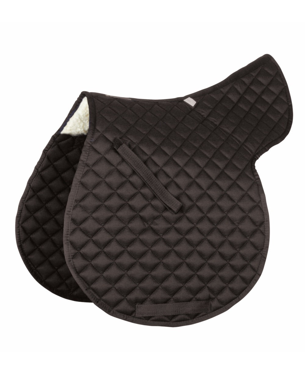Black coloured Roma Grand Prix All Purpose Numnah on white background