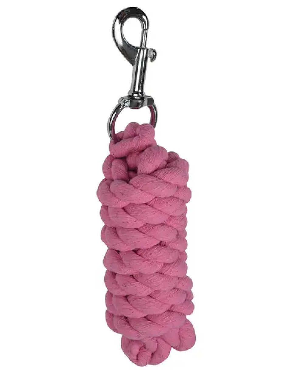 Pink coloured Roma Lead on white background