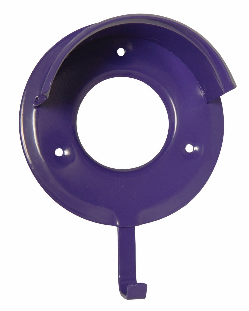 Purple coloured Roma Metal Bridle Bracket on white background