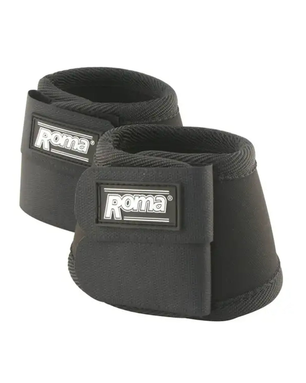 Black coloured Roma Neoprene Bell Boots II on white background