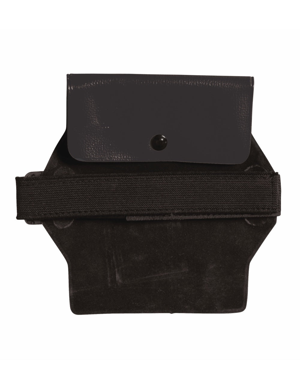 Black coloured Roma Plastic Medical Arm Band on white background