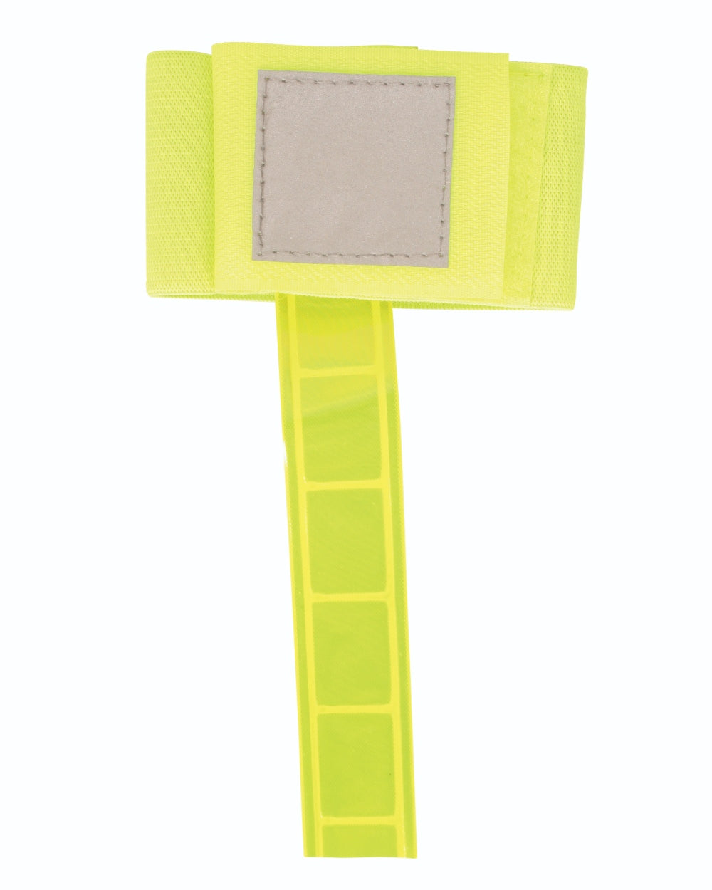 Yellow coloured Roma Reflective Tail Band on white background
