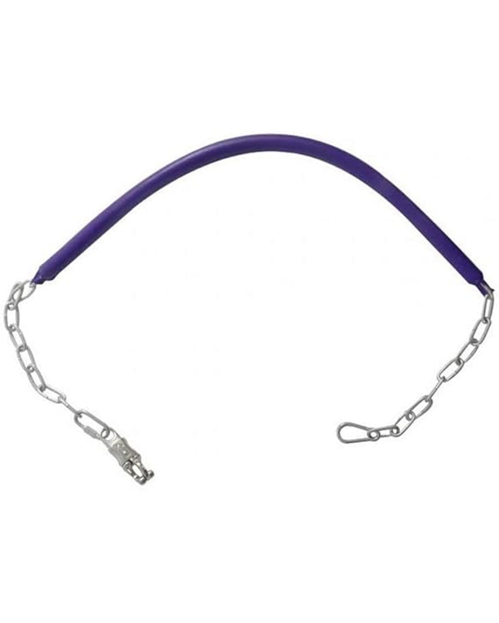 Purple coloured Roma Rubber Stall Guard on white background