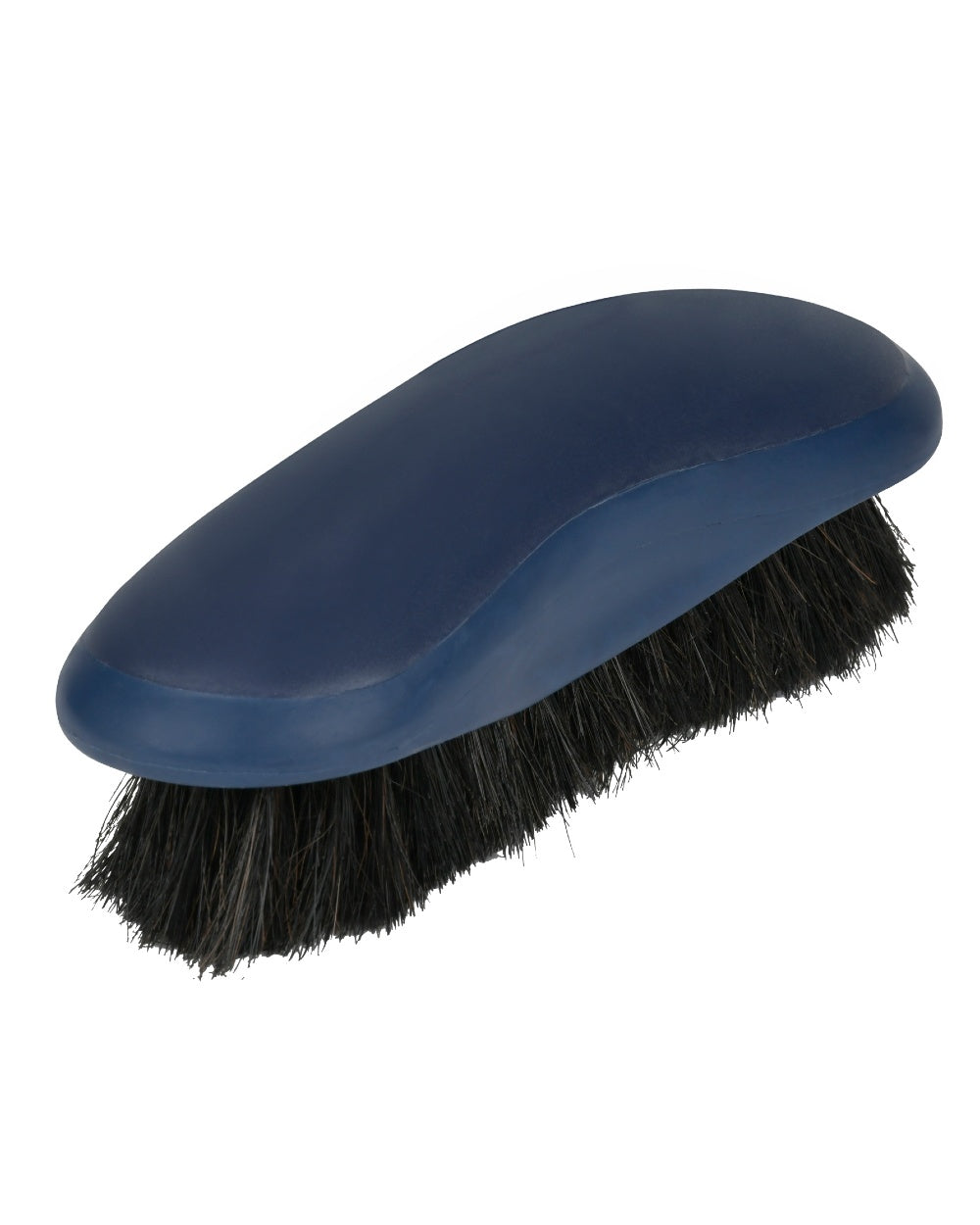 Blueberry Navy coloured Roma Soft Touch Body Brush on white background