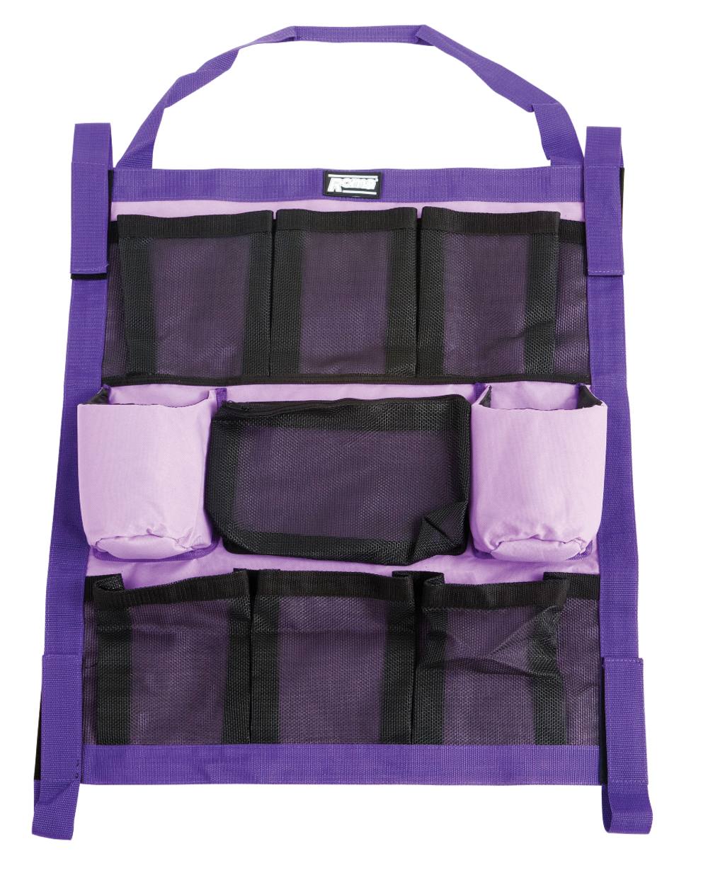 Purple coloured Roma Trailer/Stable Organiser on white background