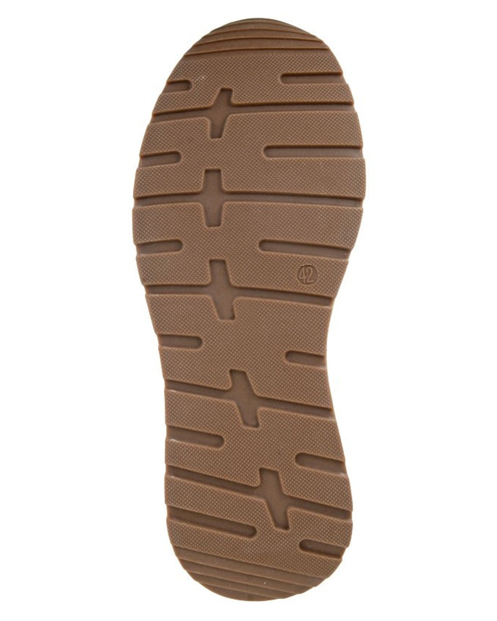 Tan coloured Route 21 Mens 5 Eye Lace Zip Leisure Shoes on white background