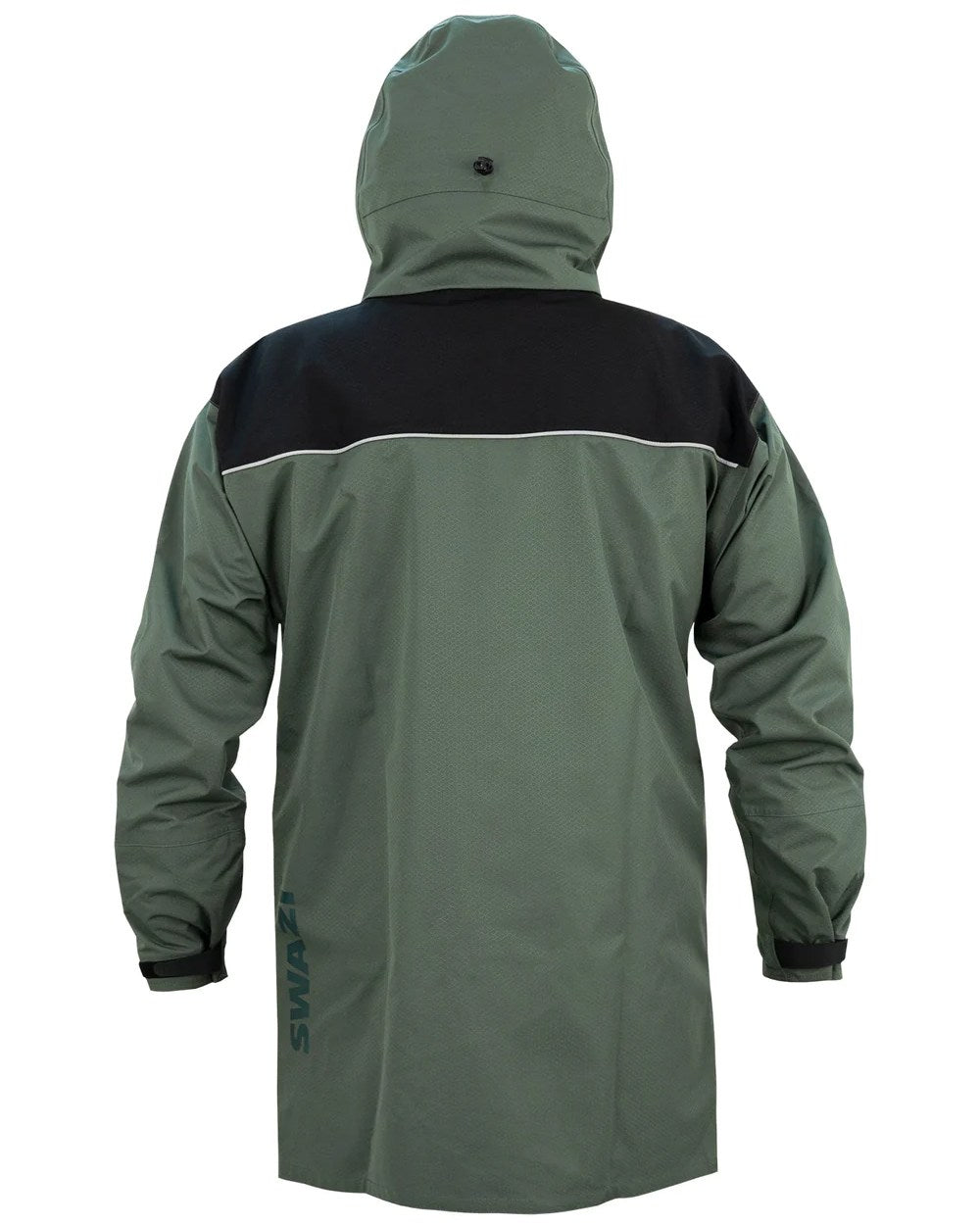 Sage/Black Coloured Swazi Torrent Jacket On A White Background