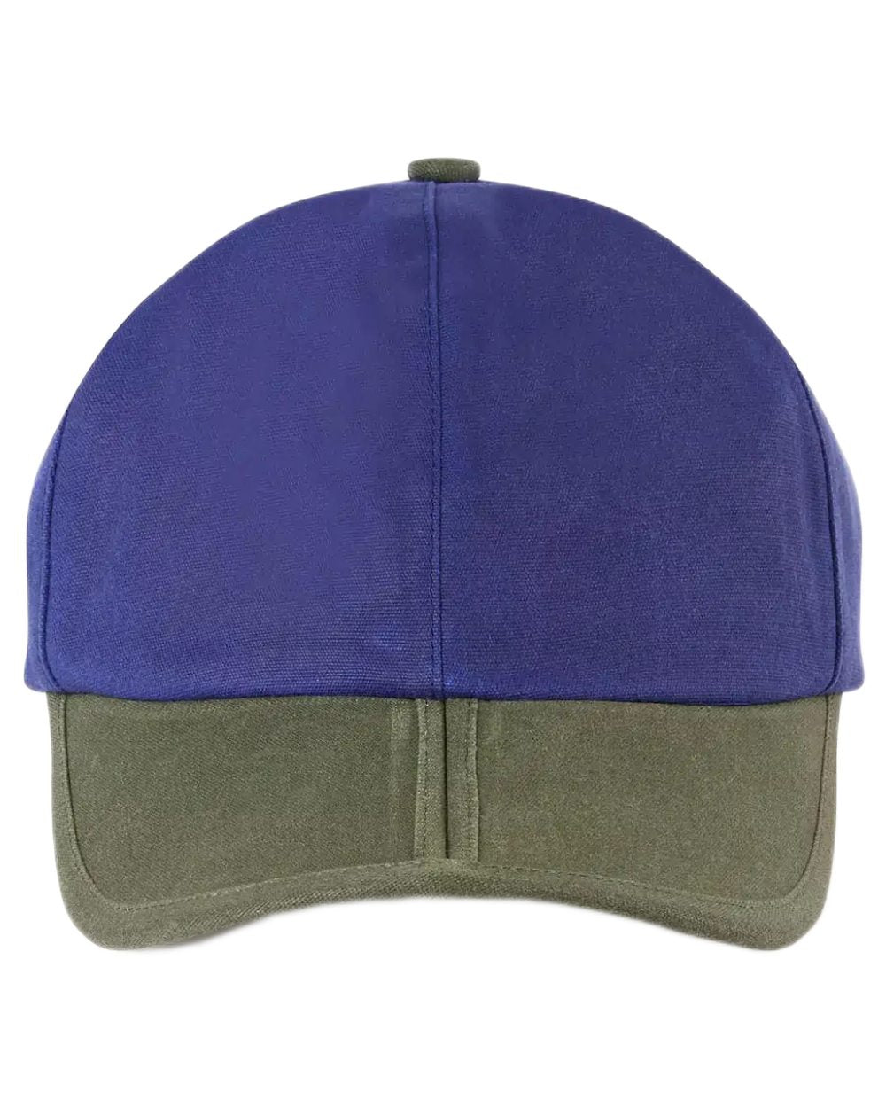 Navy coloured Sealskinz Marham Waterproof Oiled Canvas Cap on white background