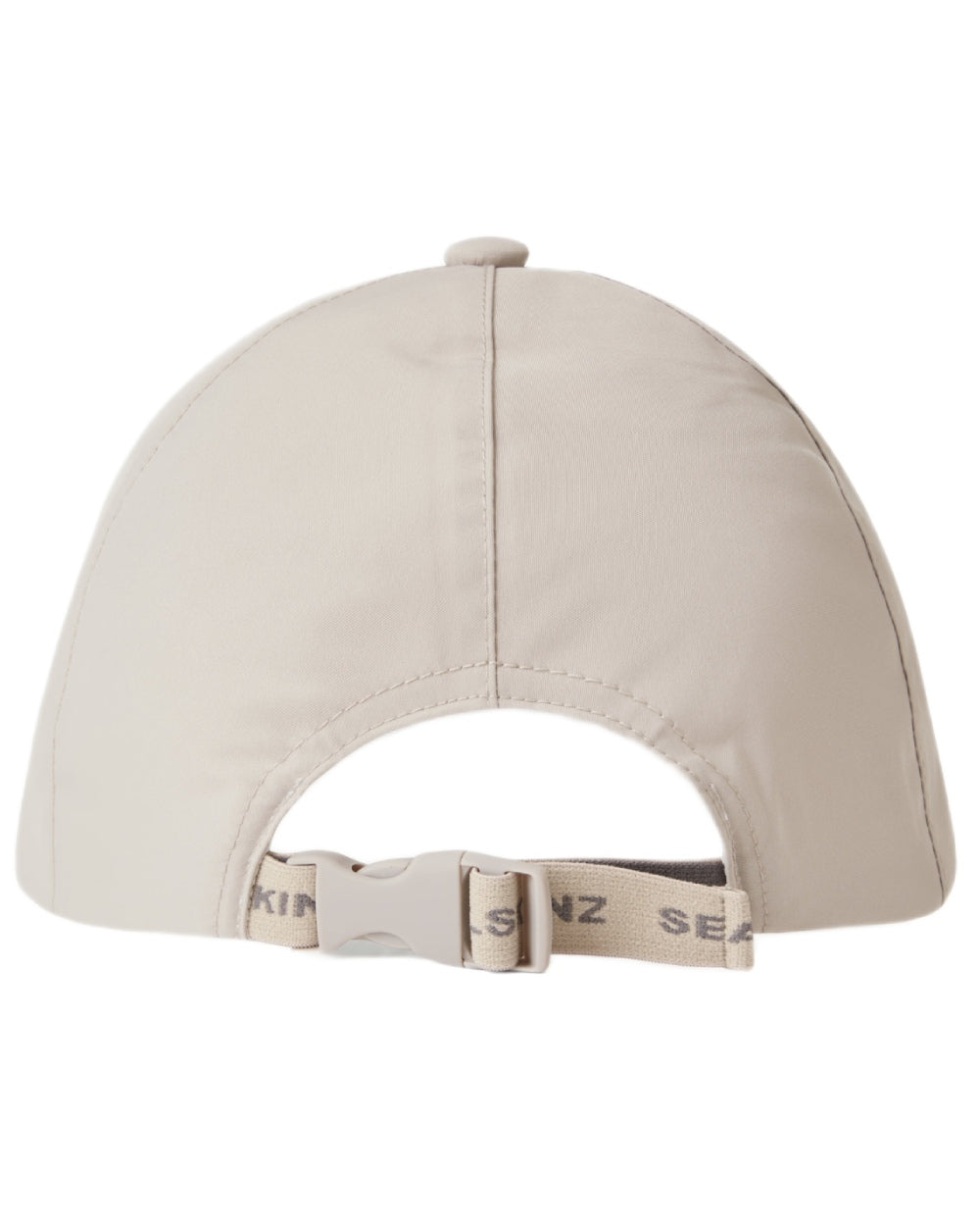 Cream coloured Sealskinz Salle Waterproof Foldable Peak Cap on white background