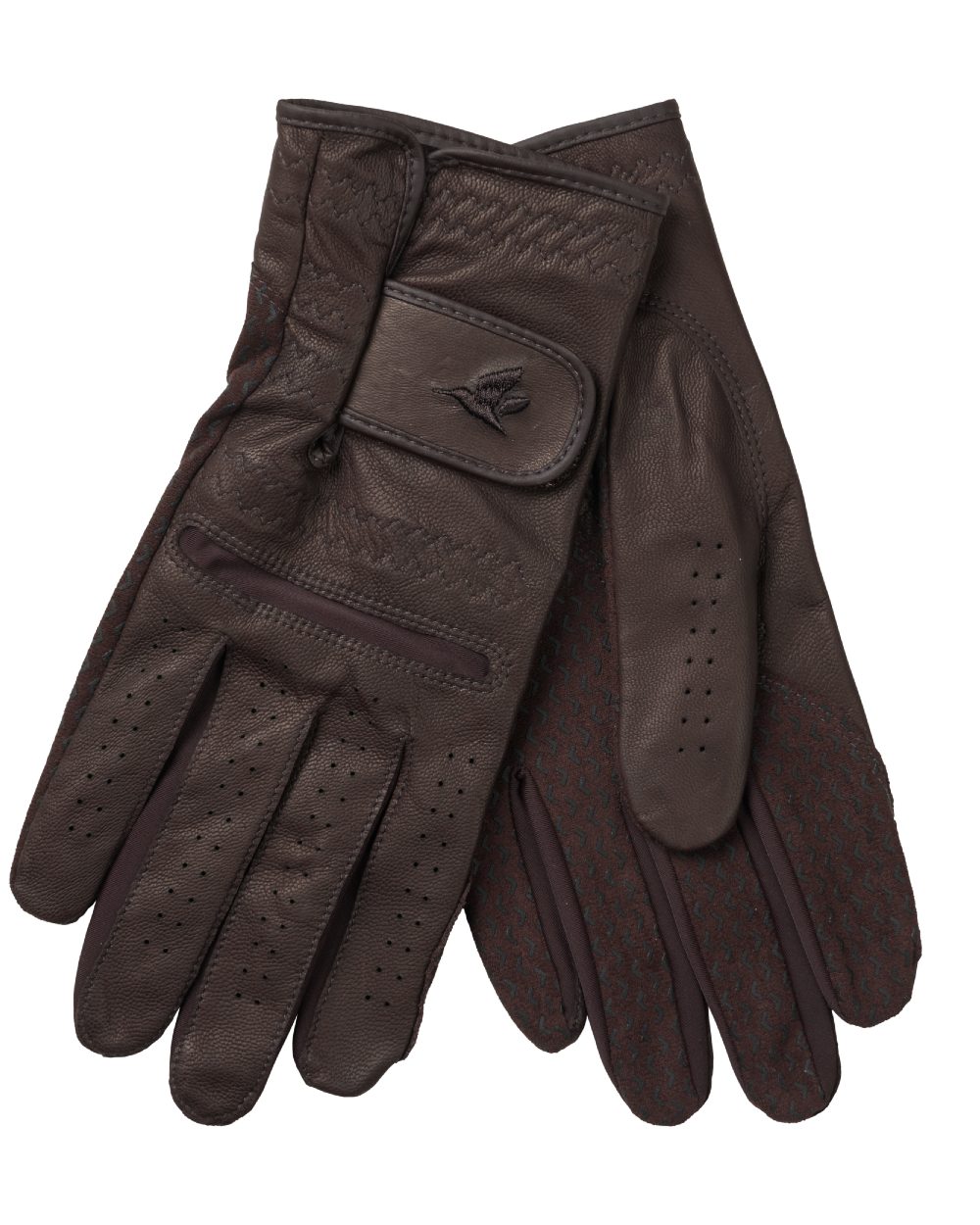 Chocolate Torte Coloured Seeland Aim Shooting Gloves on white background