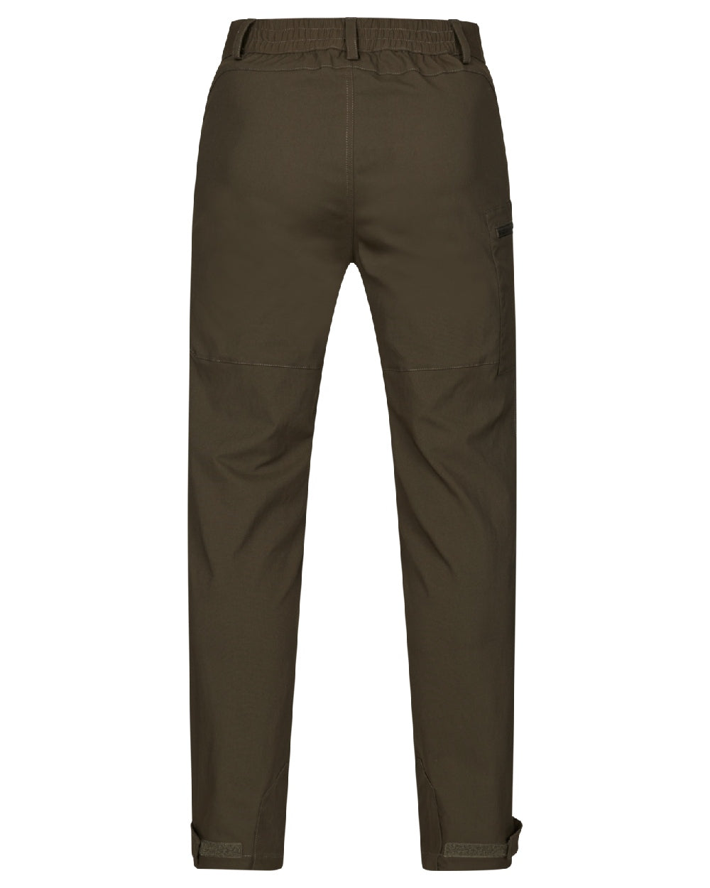 Pine Green Coloured Seeland Ash Outdoor Trousers on white background