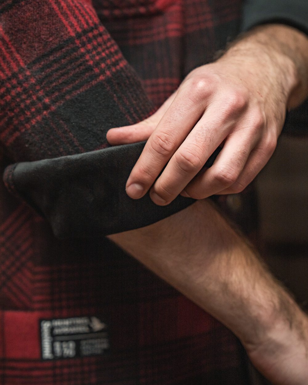 Red Check Coloured Seeland Canada Yukon Shirt on outdoor background