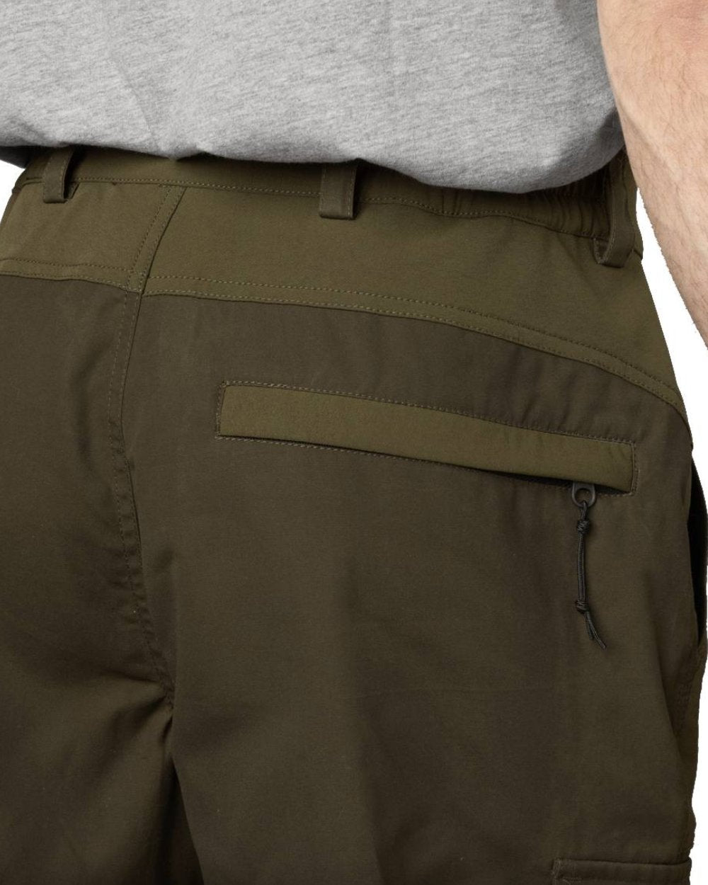 Light Pine Grizzly Brown Coloured Seeland Elm Trousers on white background